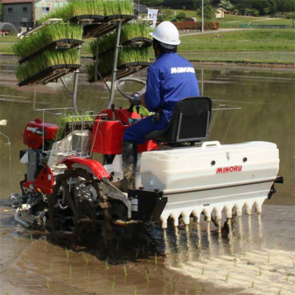 MINORU日本進(jìn)口盆栽成苗水稻插秧機(jī)RX61騎乘式6行型